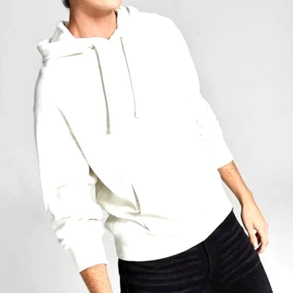 And Now This Mens Comfy Comfortable Hoodie White XL